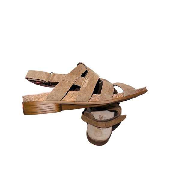 Munro Corine Brown Suede Gladiator Sandals Size 6.5 Comfort Cushion Ortho Shoe - Picture 9 of 11